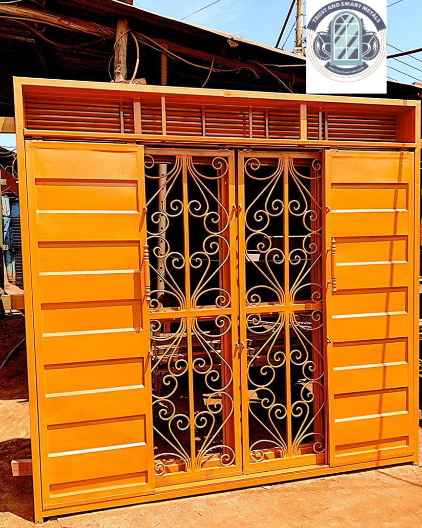 3 Way Sliding Steel Door in Kampala